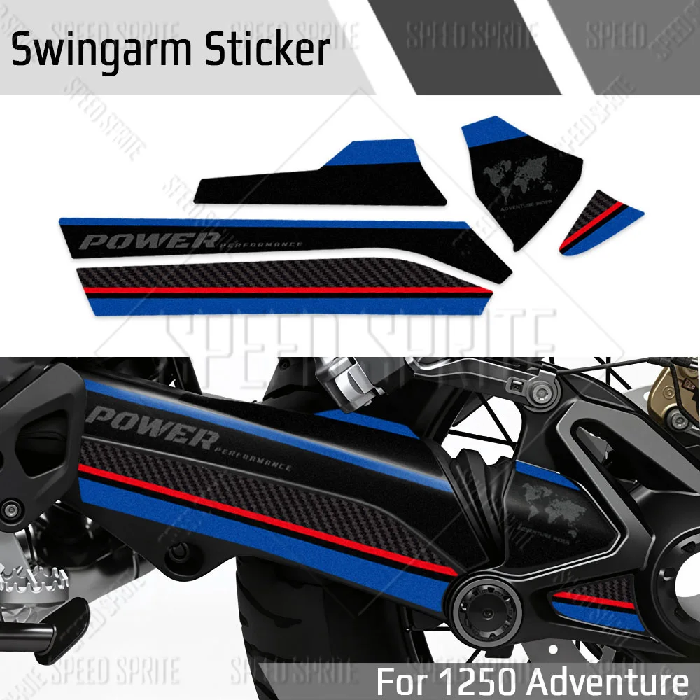 Autocollant 3M pour bras oscillant de moto, triple noir, accessoires pour R1250GS/Adventure 2019-2026 R1200GS/Adv 2013-2018