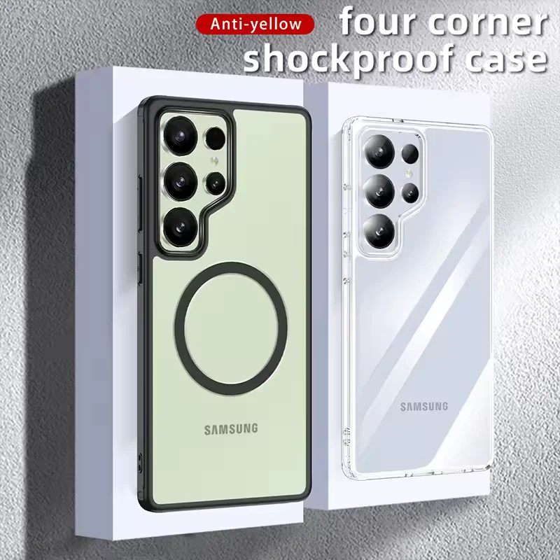 

For Samsung Galaxy S25 Ultra Plus Case PC+TPU Light And Thin Transparent Frosted Fall Prevention Phone Caseback Cover