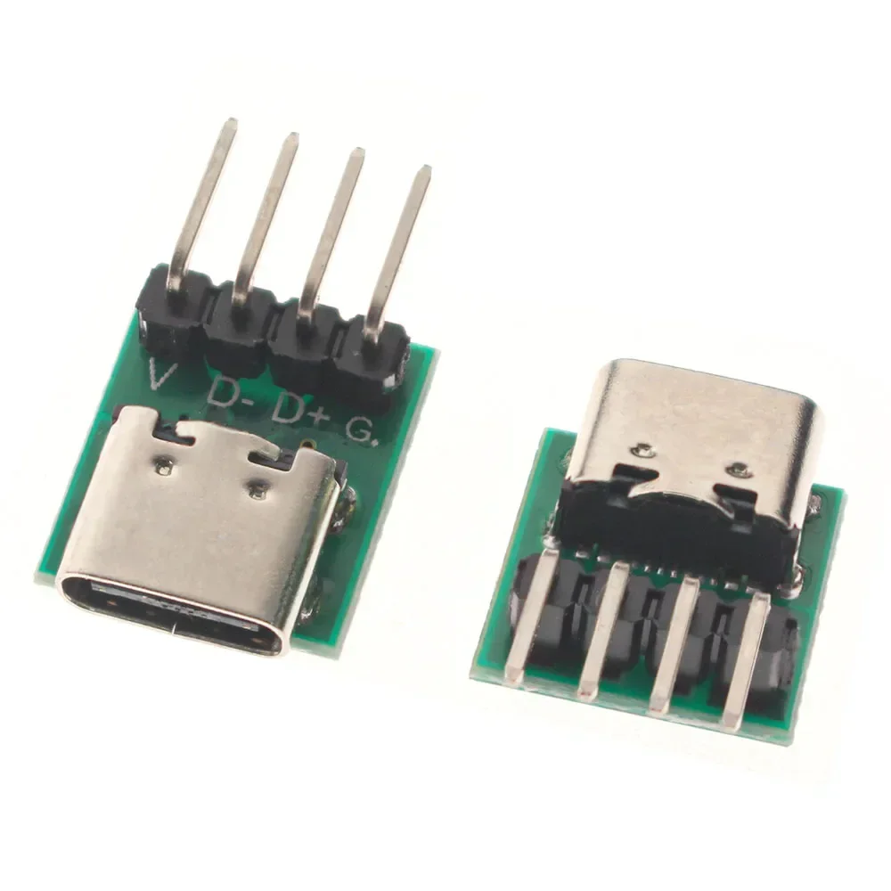 10PCS TYPE-C DIY USB PCB Board Double-Sided USB3.1 16P PCB Electronic Test board Electronic Component