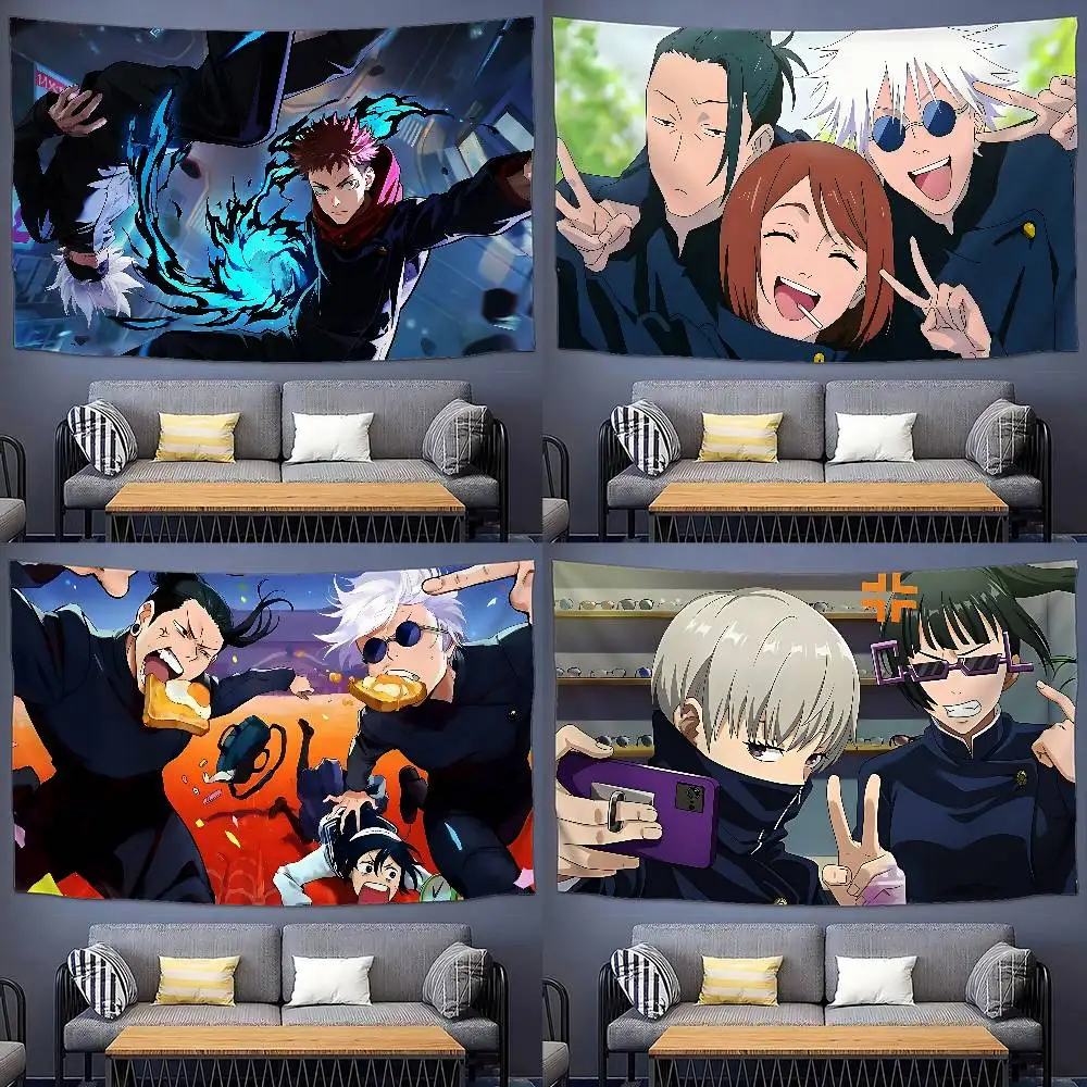 Classic Anime-J-jujutsu-Kaisen-S Cool Tapestry Customizable Tapestries Of Various Styles,wall Hangings, Celebrity Photo Printing