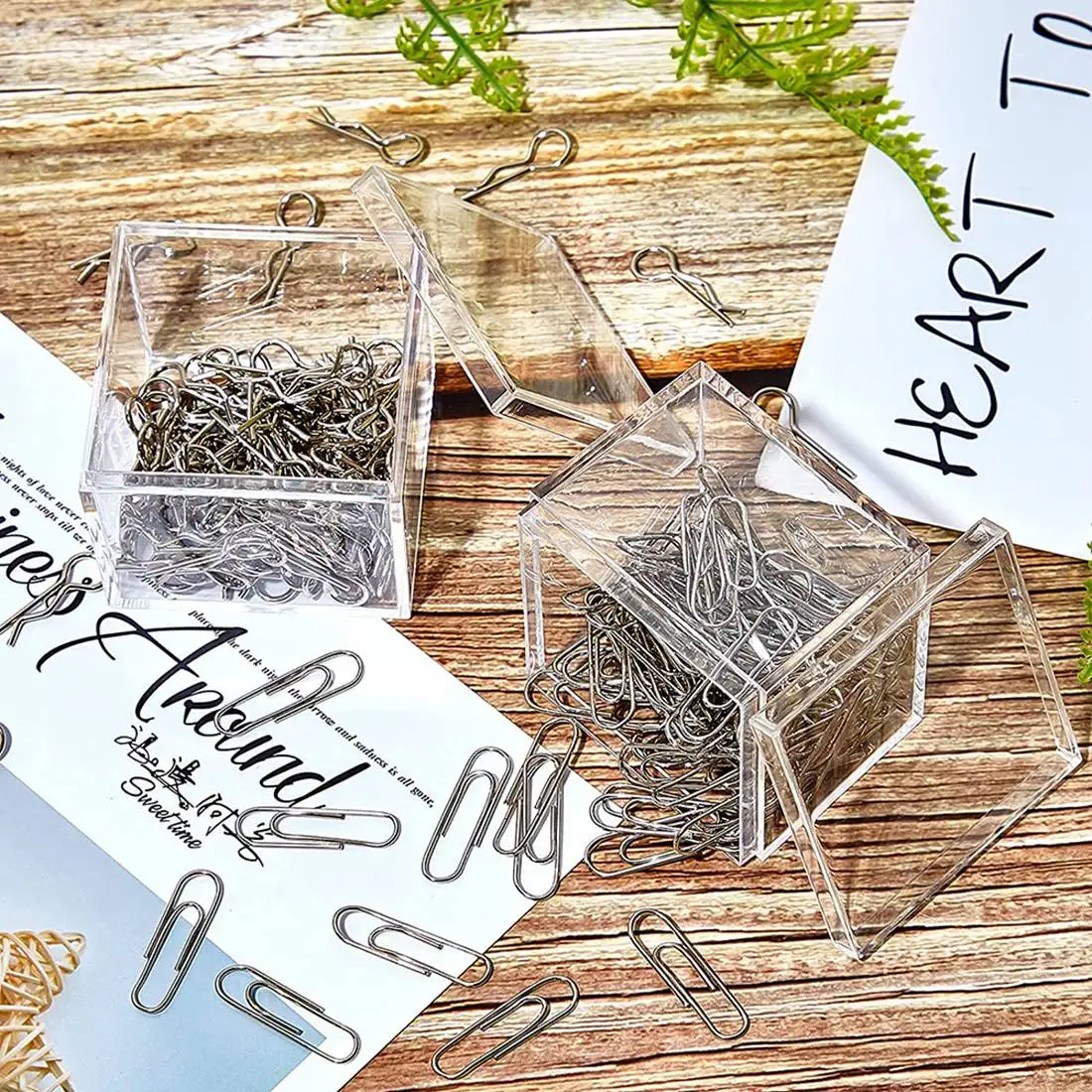 

NEW 8 Pieces Of Transparent Acrylic Plastic Square Square Jewelry Box Mini Storage Box with Lid Mini Square Container 120Ml