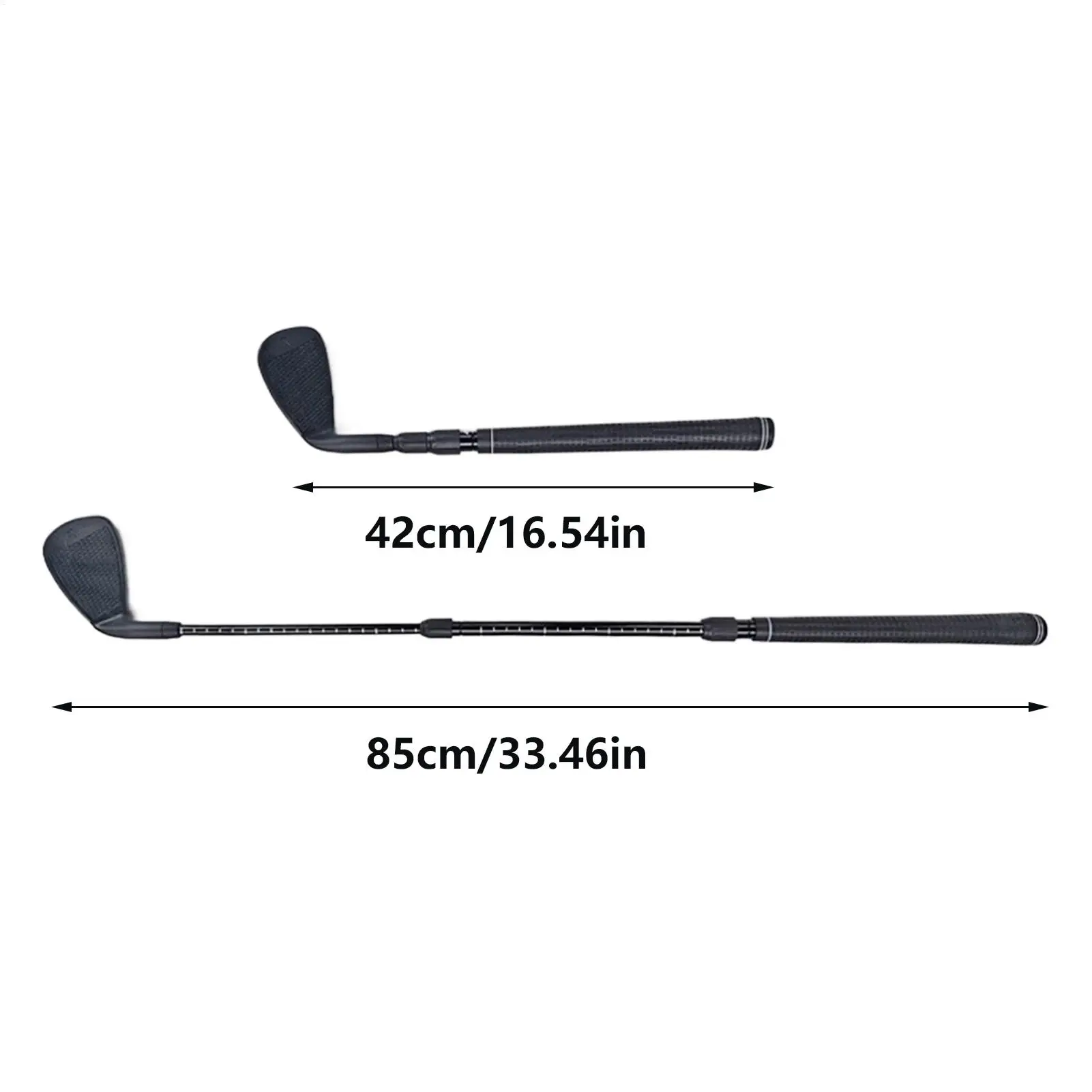Mens Golf Clubs Adjustable Telescopic Training Tools Outdoor Golf Putter Chipper Clubs For Adults Men Women Teenagers Golfers