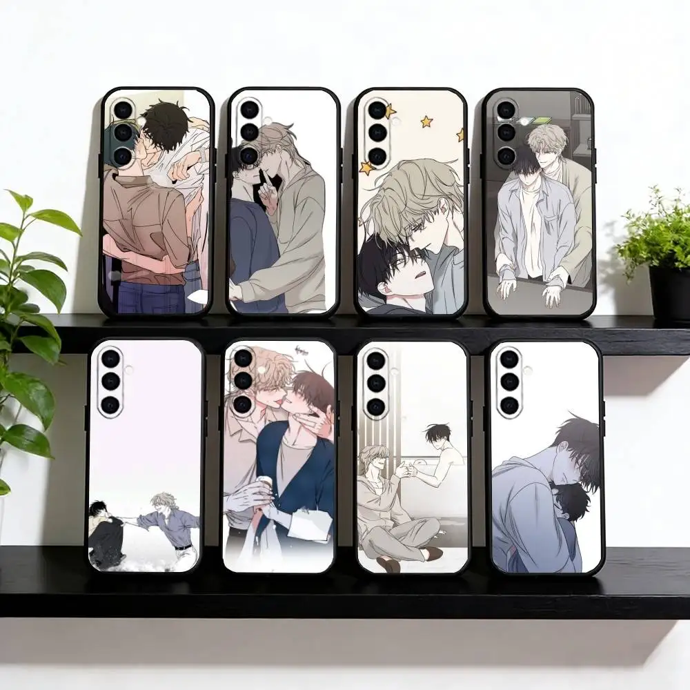 Desert  Phone Case Black Silicone Soft For Samsung Galaxy A73,A72,A71,A70,A53,A52,A51