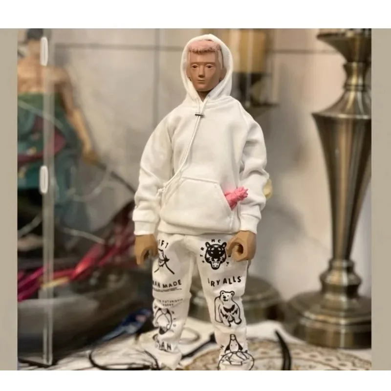 

1/6 масштаб мужской солдат модная повседневная рубашка с короткими рукавами в стиле граффити брюки модель одежды для 12 "игрушечных фигурок тела