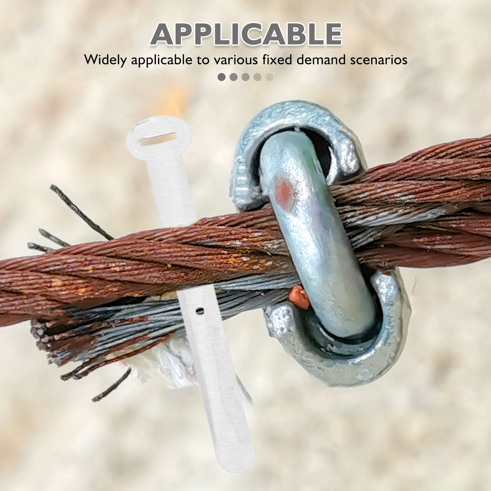 325Pcs Steel Cable Ties Metal Wire Holder Heavy Duty Electrical Pipe Fastener Multi Hole Cable Clip Industrial Wiring Fastener