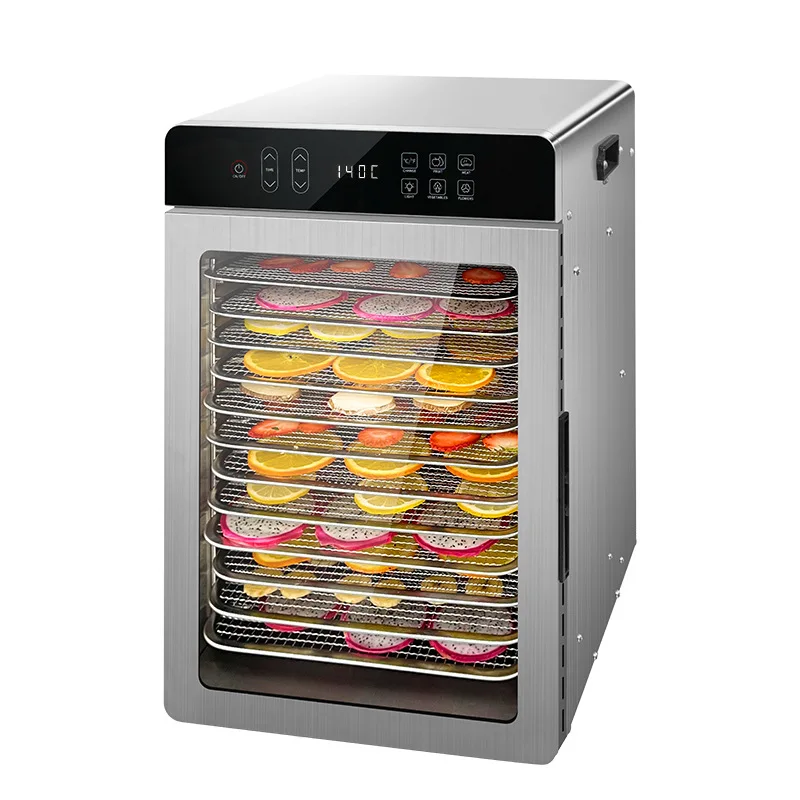 

New Preset Recipe Food Dehydrator Multifunctional Household Commercial Dryer Fruit Vegetable Snack Daily Food Drying Processing