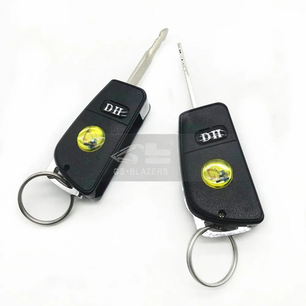 

For Hitachi Daewoo Doosan Kobelco Komatsu Sany Kato Open ignition start folding key excavator parts