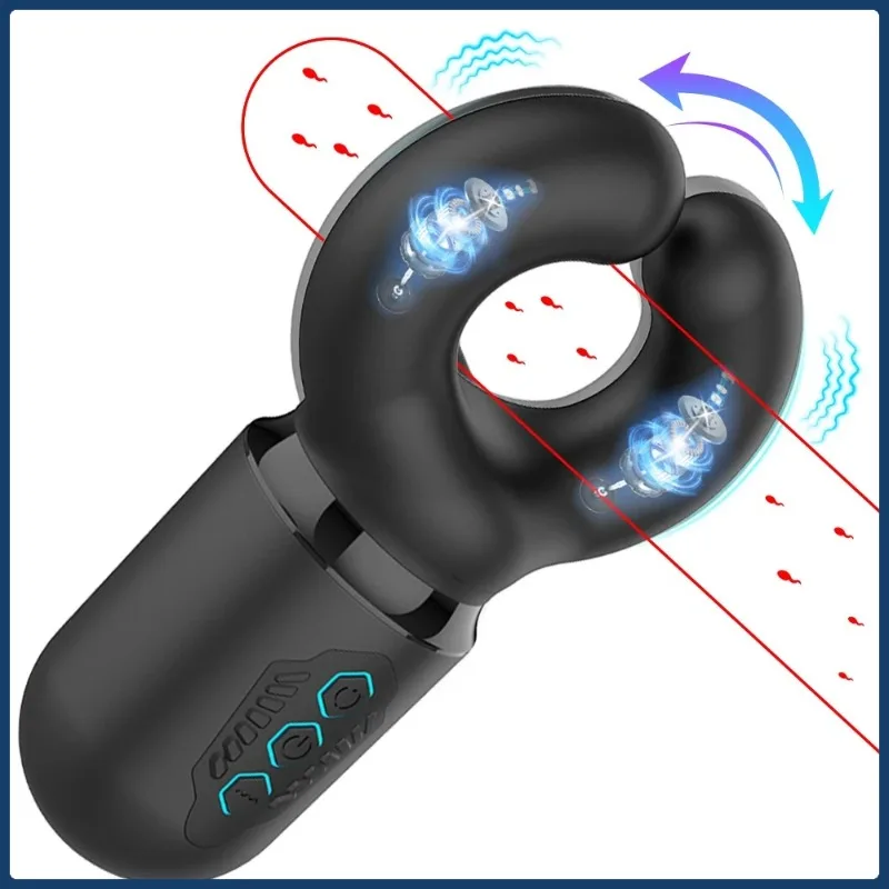 حشفة القضيب طويلة الأمد ممارسة هزاز القضيب المدرب حشفة هزاز محفز الذكور لعبة الجنس الضارب حشفة المدرب محفز #1