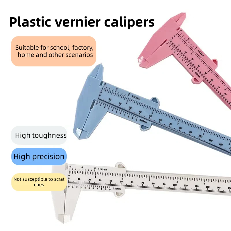 1PCS 150mm Mini Plastic Digital Caliper Carbon Fiber Dial Vernier Caliper Gauge Pachometer Digital Micrometer Measuring Tools