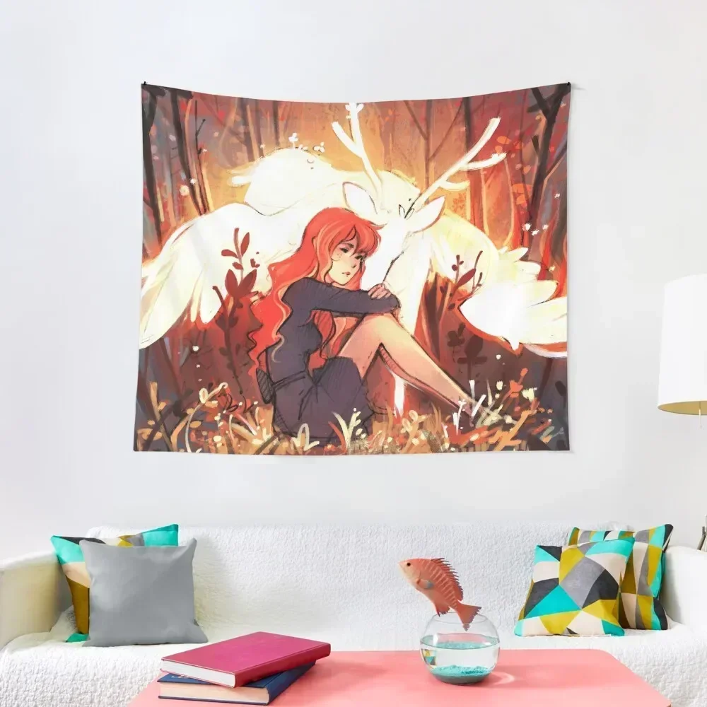 

Heart of Fall Tapestry Wall Coverings Wall Decor Hanging Decorative Wall Murals Deco Tapestry