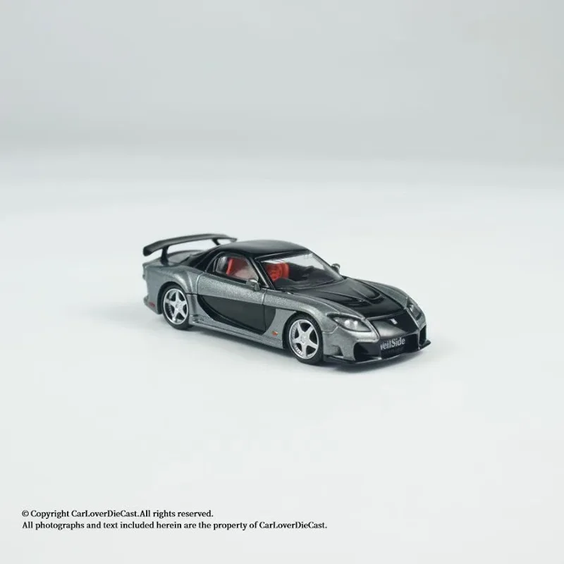 MINIGT 1:64 RX-7 베일사이드 포춘 합금 자동차 다이캐스트 모델 자동차 장난감 컬렉션 소년의 크리스마스 선물