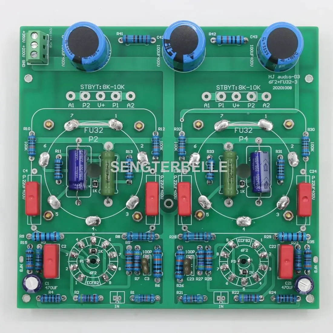 HiFi FU32+ 6F2 Stereo Tube Amplifier Board PP Push-Pull Power Amp Kit 10W