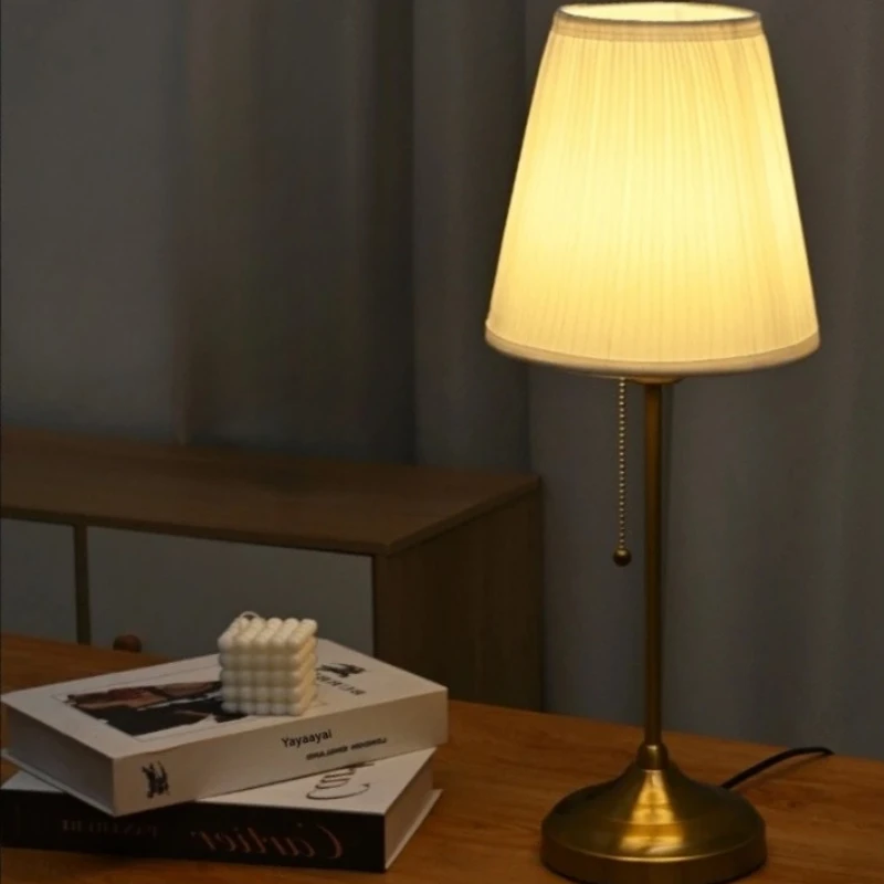 Retro Simple LED Table Lamp Hotel Bar Living Room Bedroom Study Decorative Atmosphere Lighting Lamps