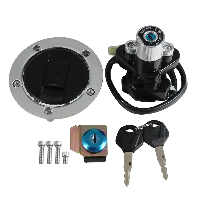 Motorrad Zündschloss Tankdeckel Sitzschloss Schlüssel-Set Passend für SV650 SV650A SV650SF SV650S SFV650 SV1000S SV1000 GSXR1000 – Detail 4