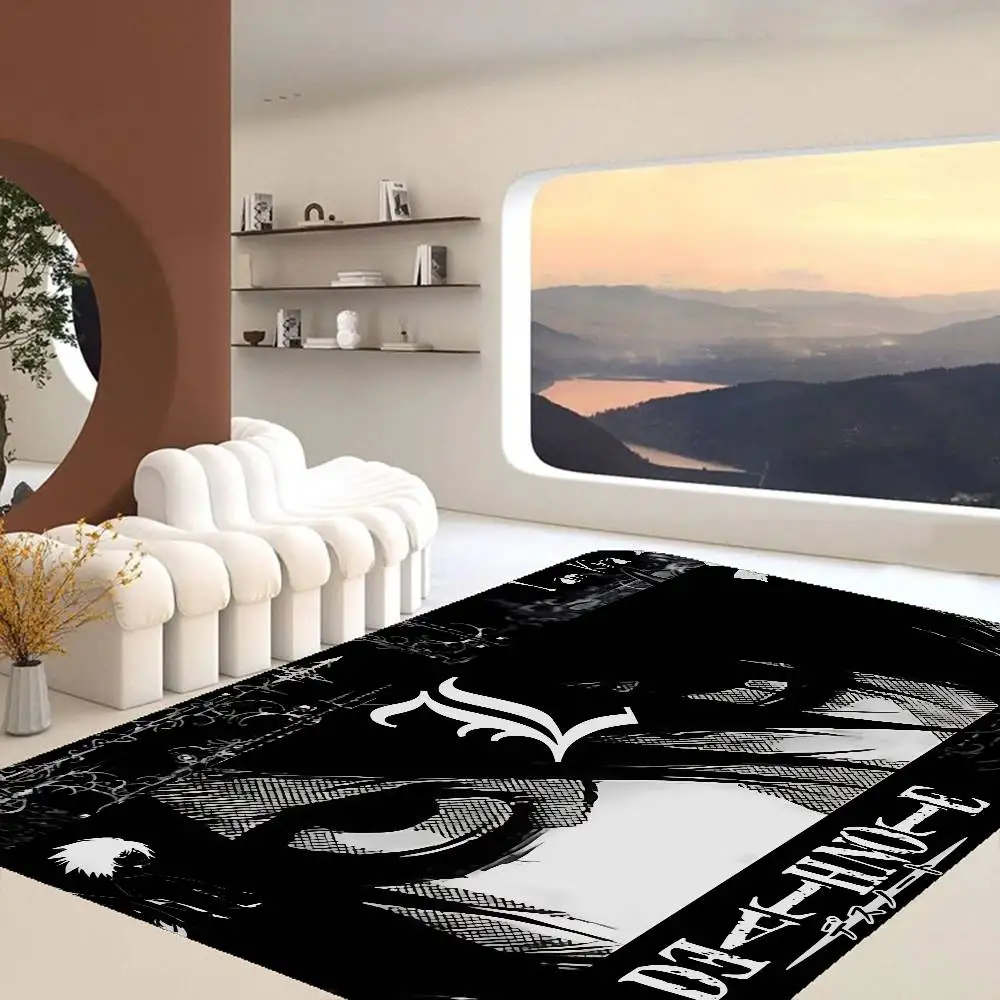 Anime Death Note Door Mat Washable Non-Slip Living Room Sofa Chairs Area Mat Kitchen Doormat Area Rug