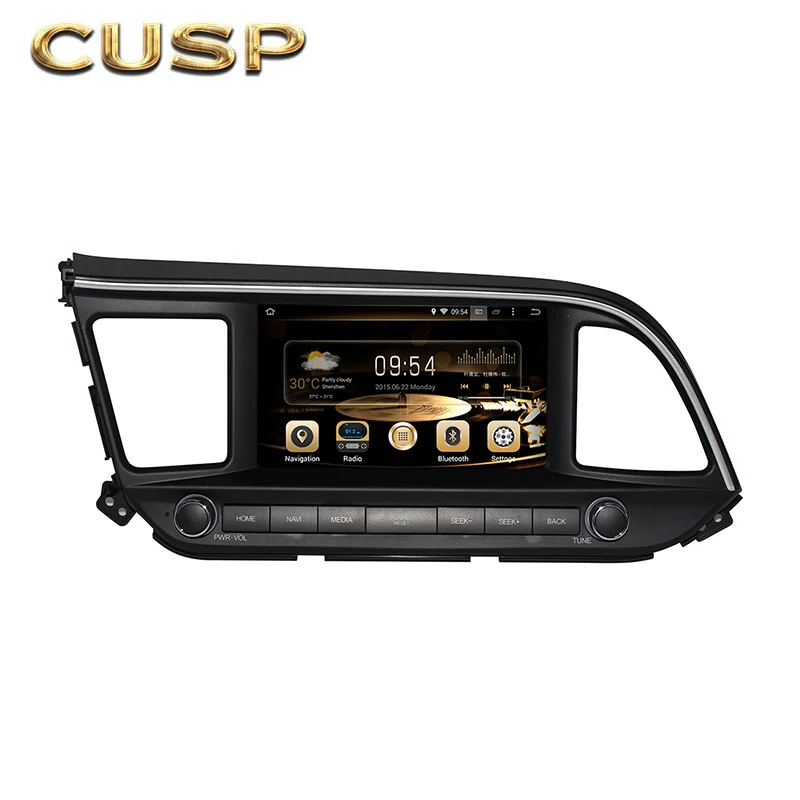 Cheap 8 Inch Car Screen Car Stereo Radio Auto Radio GPS Navigation For HYUNDAI ELANTRA 2019- Video Player Car Pad