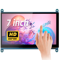 7 Inch IPS TFT LCD Display Touch Screen Monitor 1024*600 HDMI compatible for Raspberry Pi 5 4B 3B+ PC AIDA64