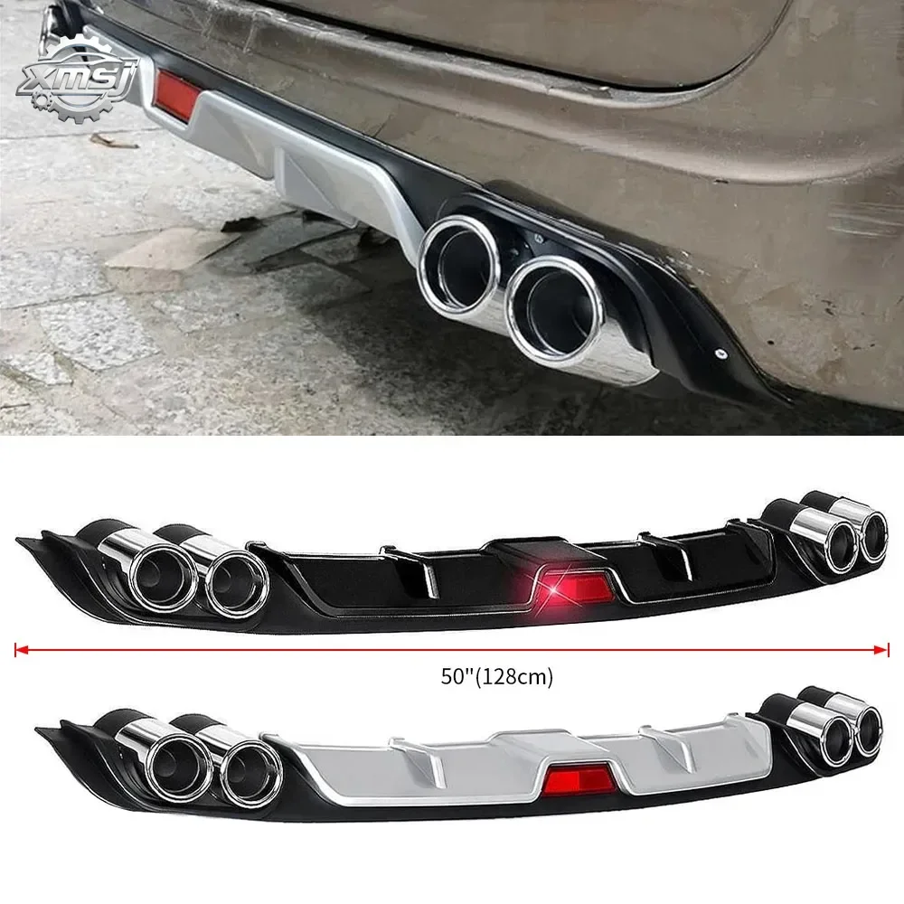 Alerón  parachoques trasero Universal para coche, difusor  labios  ABS  120-128CM, piezas  automóviles que se ajustan a la mayor
