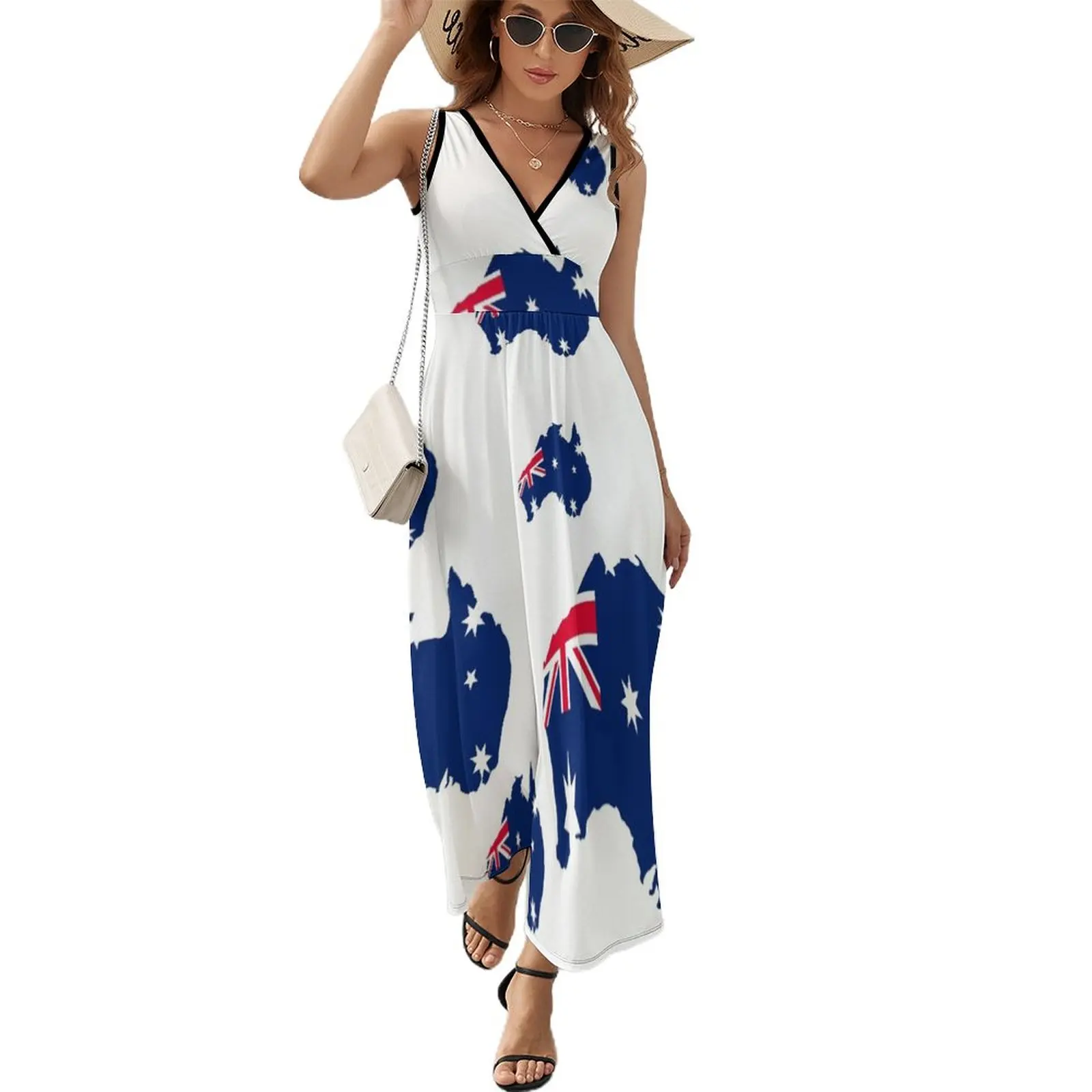 

Australian flag (3) Sleeveless Dress Woman clothes dresses for woman 2024 dress women summer 2024