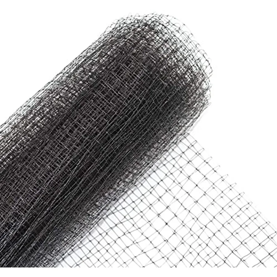 

7×100 FT Heavy Duty Garden Net, UV-Resistant & Tear-Proof, Black Net for Vegetables and Fruit Trees