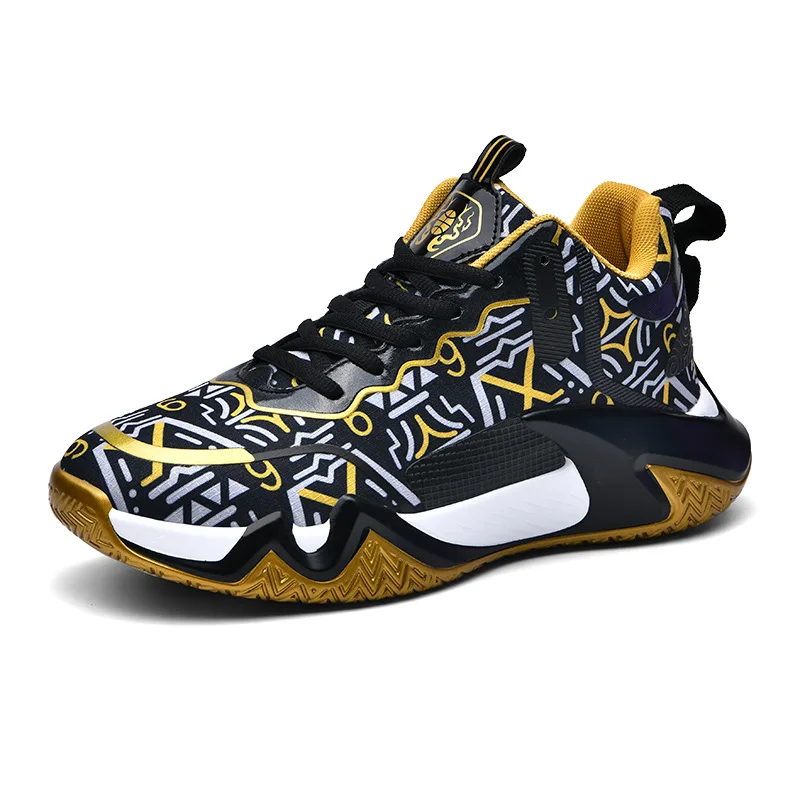 summer basketball shoes men's high-top  teenagers,  and secondary school students, older children's sports shoes, running shoes