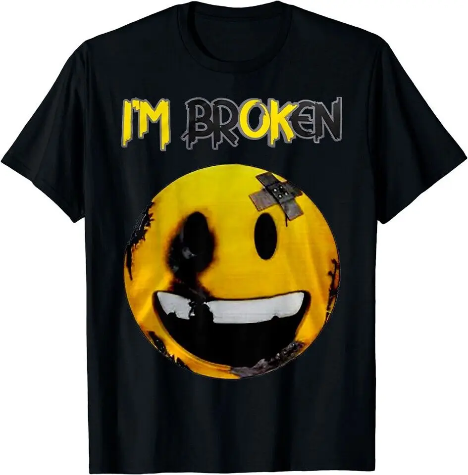 

NEW LIMITED I'm Broken I'm Ok Mental Health Awareness Invisible Illness T-Shirt