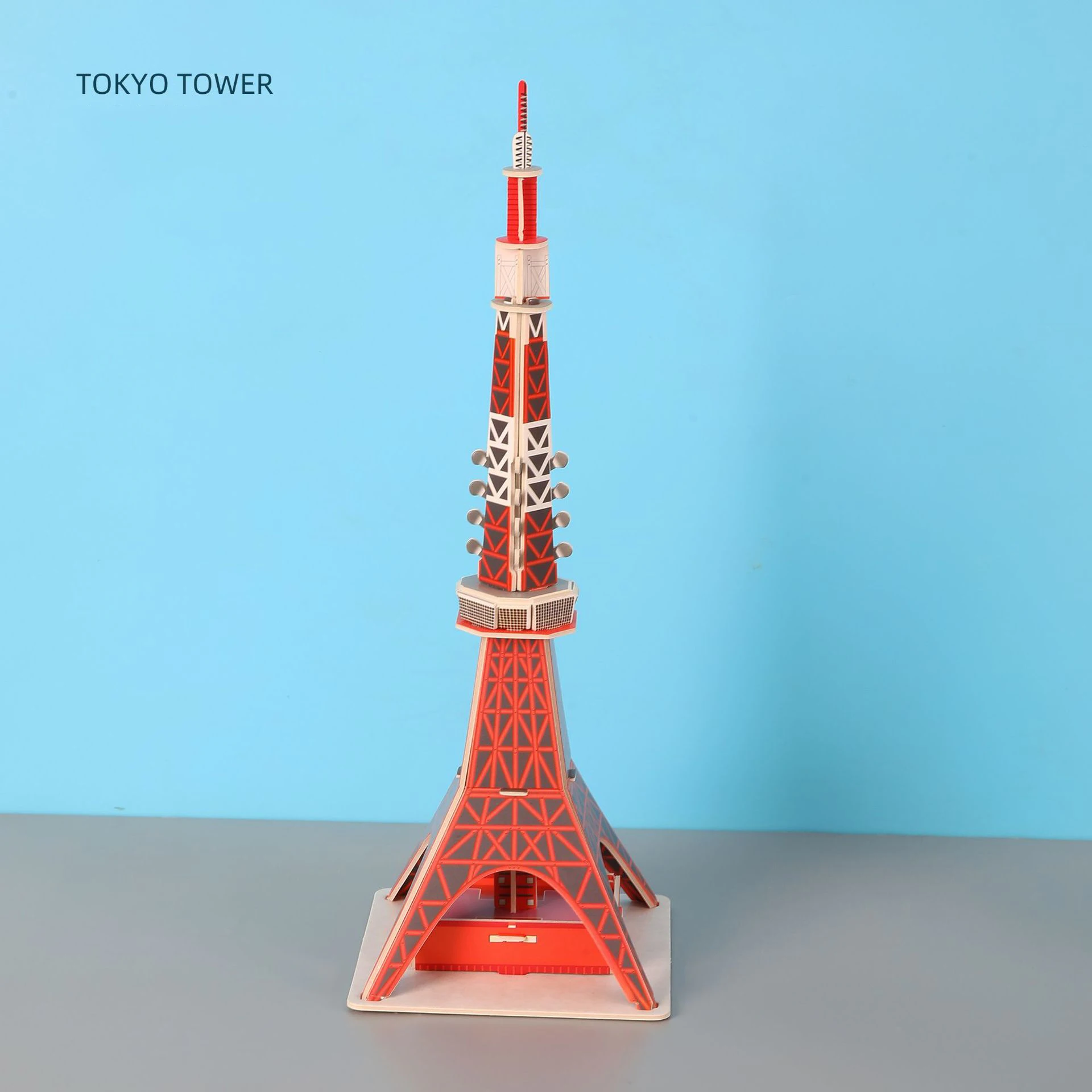 Japan Tokyo Tower 3D Paper Puzzle Building Model Toy World\'s Famous Great Architecture Radio Build Boy Girl Friend Travel Gift