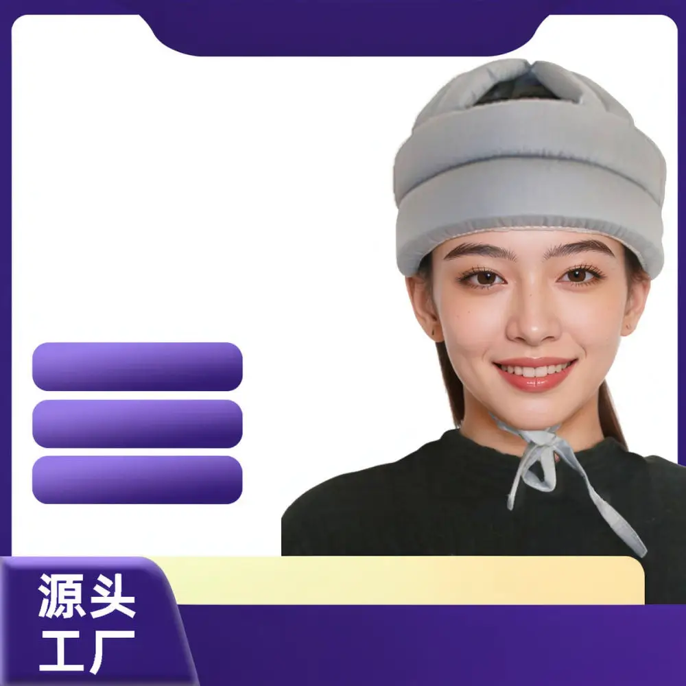 Elderly Safety Protective Cap Soft Breathable Cotton Headgear Anti Collision Hat For Post Surgery Recovery