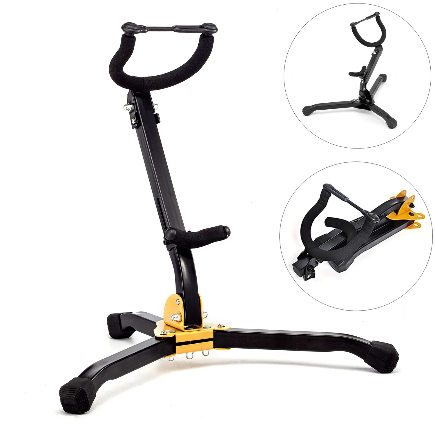 

Alto/Tenor Sax Tripod Bracket Sax Foldable Triangle Rack