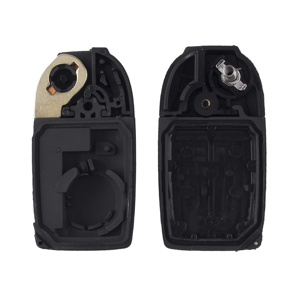 KEYYOU – coque de protection pour clé de voiture, pour Volvo S40 V40 D30 S60 S80 XC90 XC60, avec puce ID48, lame non coupée NE66