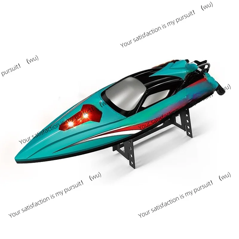 for HJ816 RC Speedboat Rechargeable Large Battery Night Light Self‑Righting Reset RC Racing Boat Water Model Toy