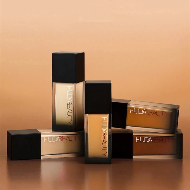 HUDA Matte Flawless Liquid Foundation Conceals Pores Concealer Nourishes Long-acting Facial Makeup Fine Breathable Cosmetics