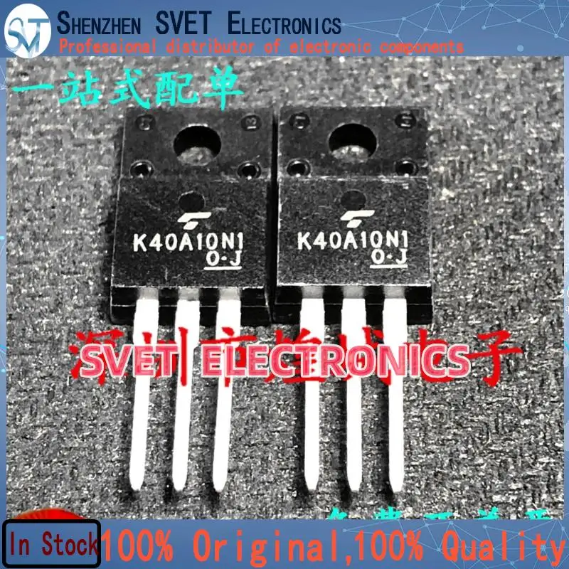 10PCS-50PCS  K40A10N1 TK40A10N1  TO-220F 100V 40A   Original In Stock Fast shipping