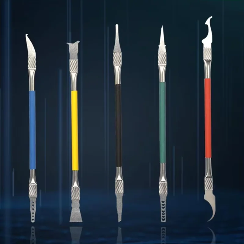 

TE-018 Glue Removal Blade for Motherboard CPU IC Rapid Glue Remover IC Chip Repair Removal Blades Tool Kit Set