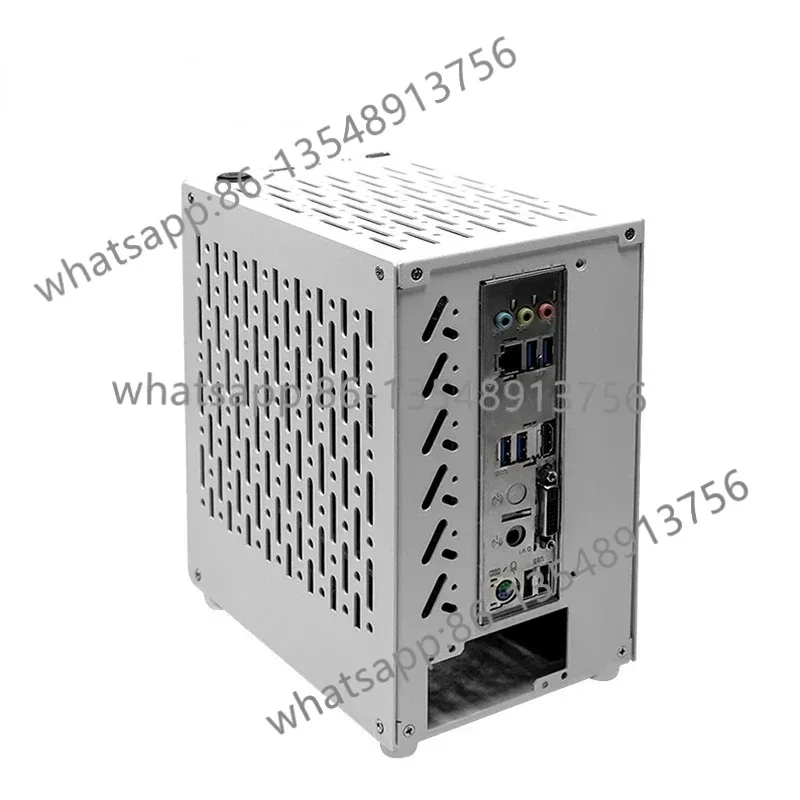 NAS chassis, ITX chassis, customized desktop DIY casings, all aluminum small chassis, horizontal type spot