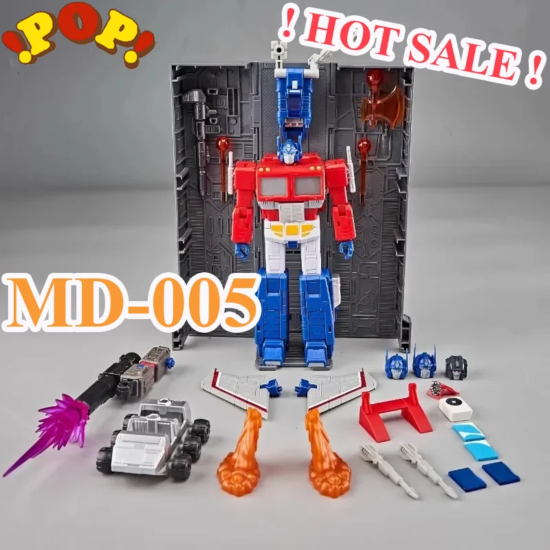 

NEW Transformation MD005 MD-005 KO SS86 OP Prime G1 Action Figure Robot Toy with Accessories and Carriage Birthday Gift