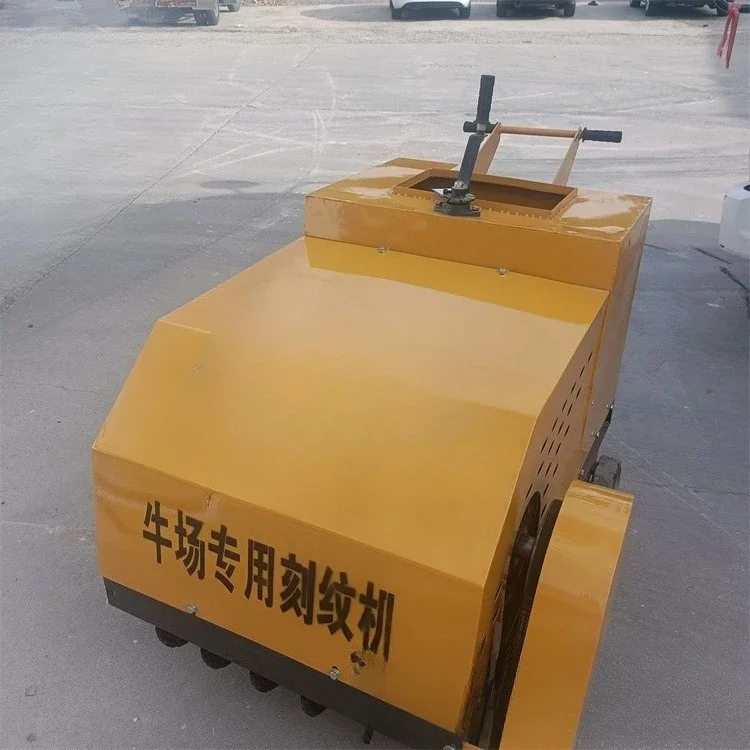 Cattle farm anti-skid engraving machine, farm ground grooving machine, automatic walking cowshed grooving machine trapezoidal