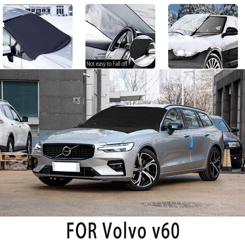 

Carsnow cover front coverfor Volvo v60 snowprotection heat insulation shade Sunscreen wind Frost prevention car accessories