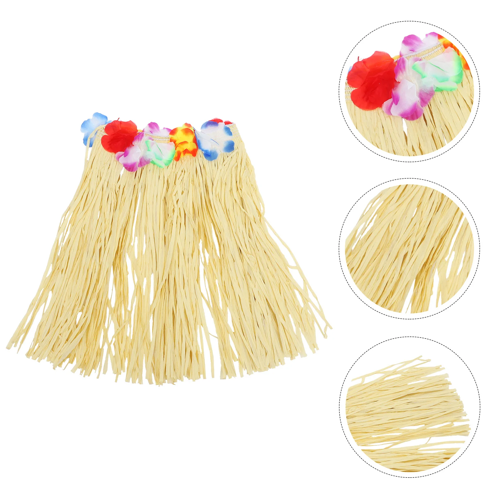 Hula saia premium material de ráfia cintura elástica festa havaiana traje decoração festival desempenho vestido hula saia