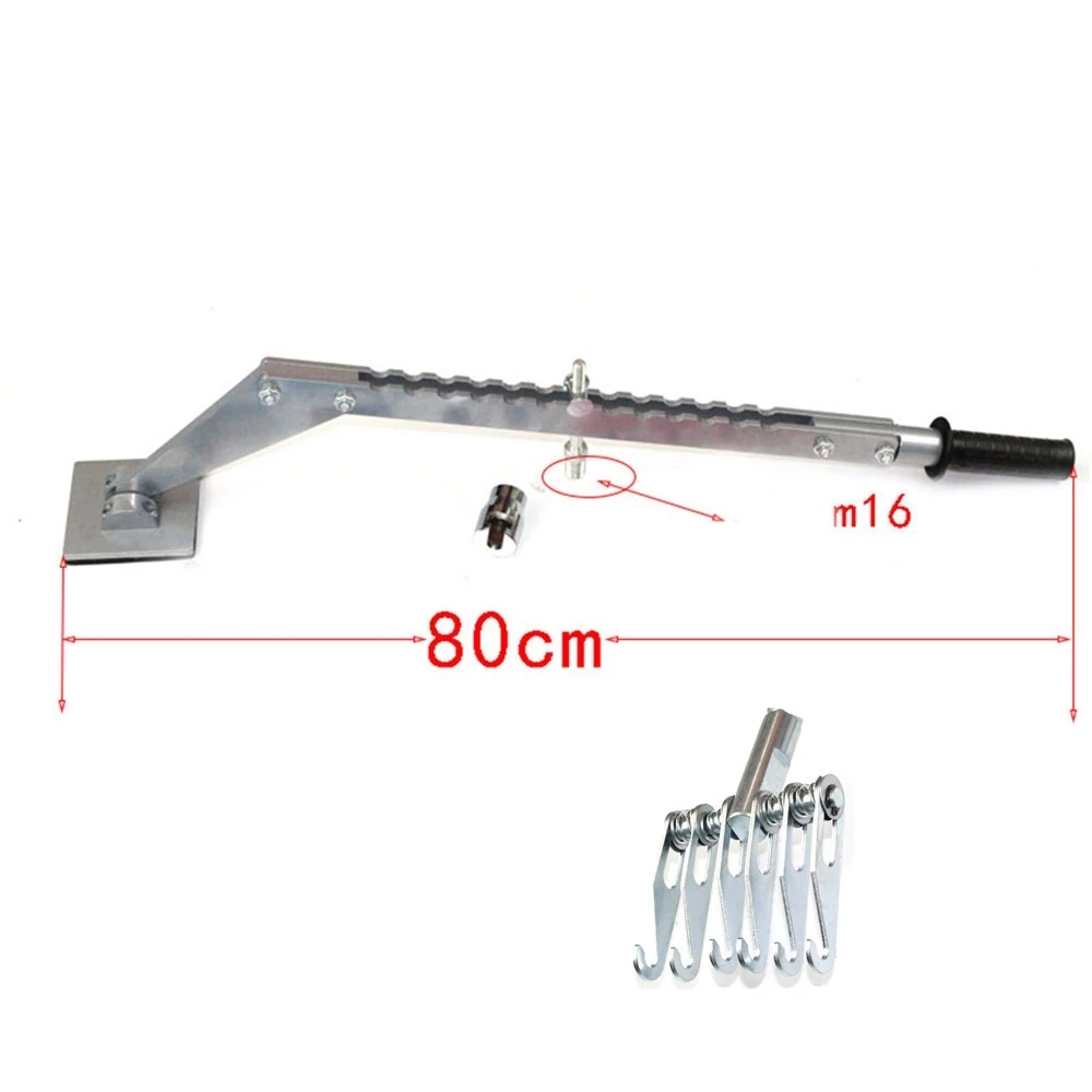 1 Set Dent Pull Bar Portable Multi Hook Puller Single Leg Levelling Bar Car Repair Spot Lever Puller 6 Finger Claw Lifter