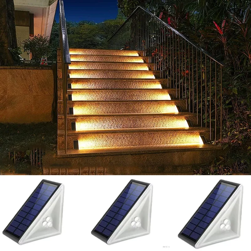 3LED Solar Step светильник Треугольник для наружной лестницы