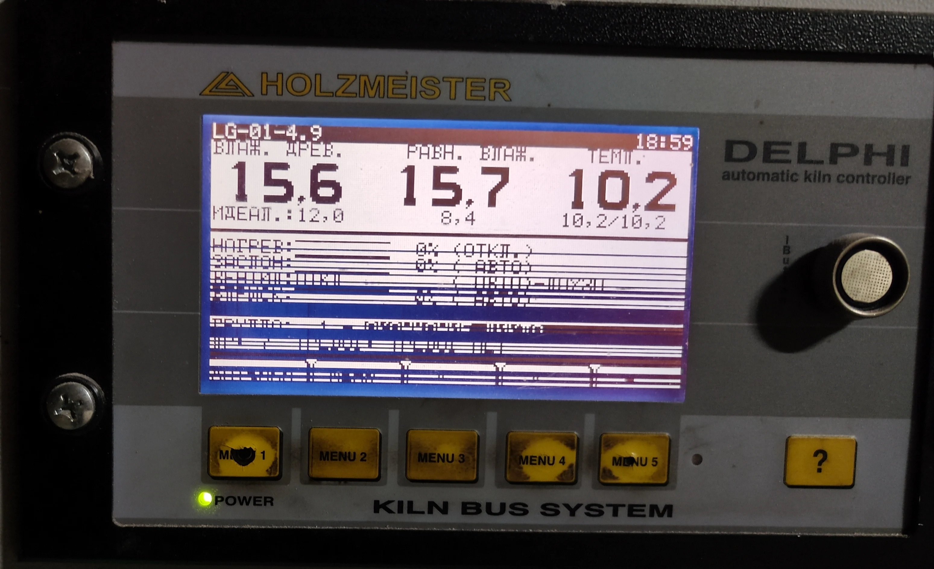 Imagem -03 - Polegada Tela Lcd para Holzmeister M800b Delphi Display Matriz de Tela para Holzmeister Delphi M800b Madeira Secagem Controlador 5.1