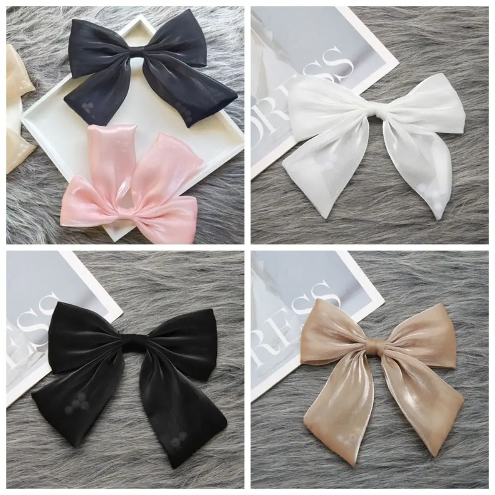 Модная брошь из сплава из органзы с бантом, булавка, белый лацкан, цветок, галстук-бабочка, брошь, воротник, аксессуары