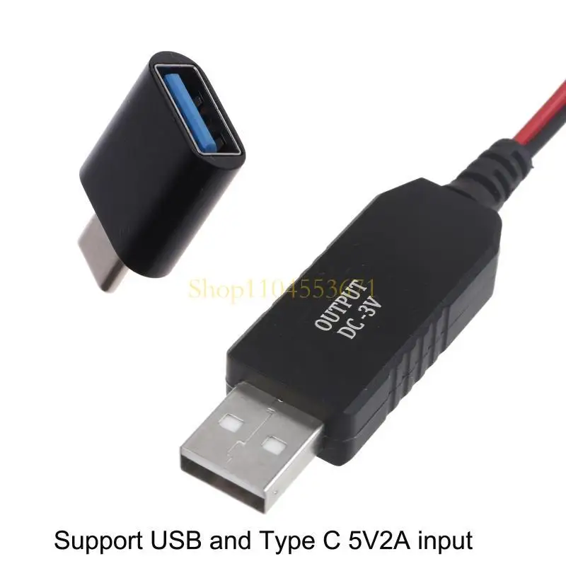Best Seller USB to 3V CR2032 Dummy Battery Reliable Power Source with Adapter for Toy Remote
