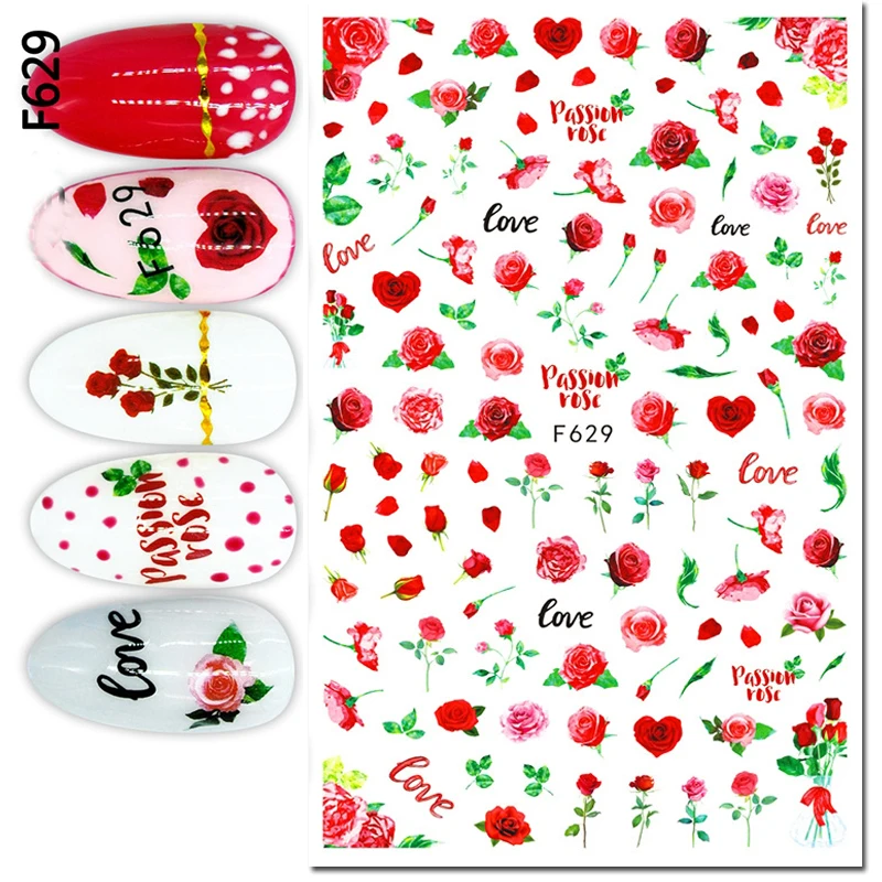 Naklejki 3D na paznokcie Walen – Nail Art Valentine recenzja i cena