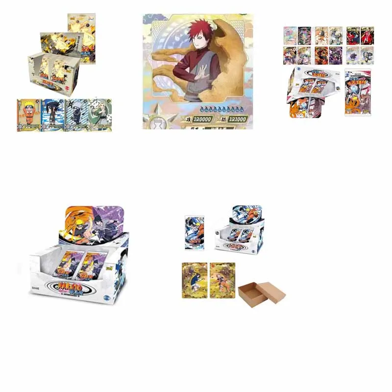 Naruto-Karten-Set Booster Box Tier2 Wave7 Case Pack Großhandel TCG Spielkarten-Tische Spiele