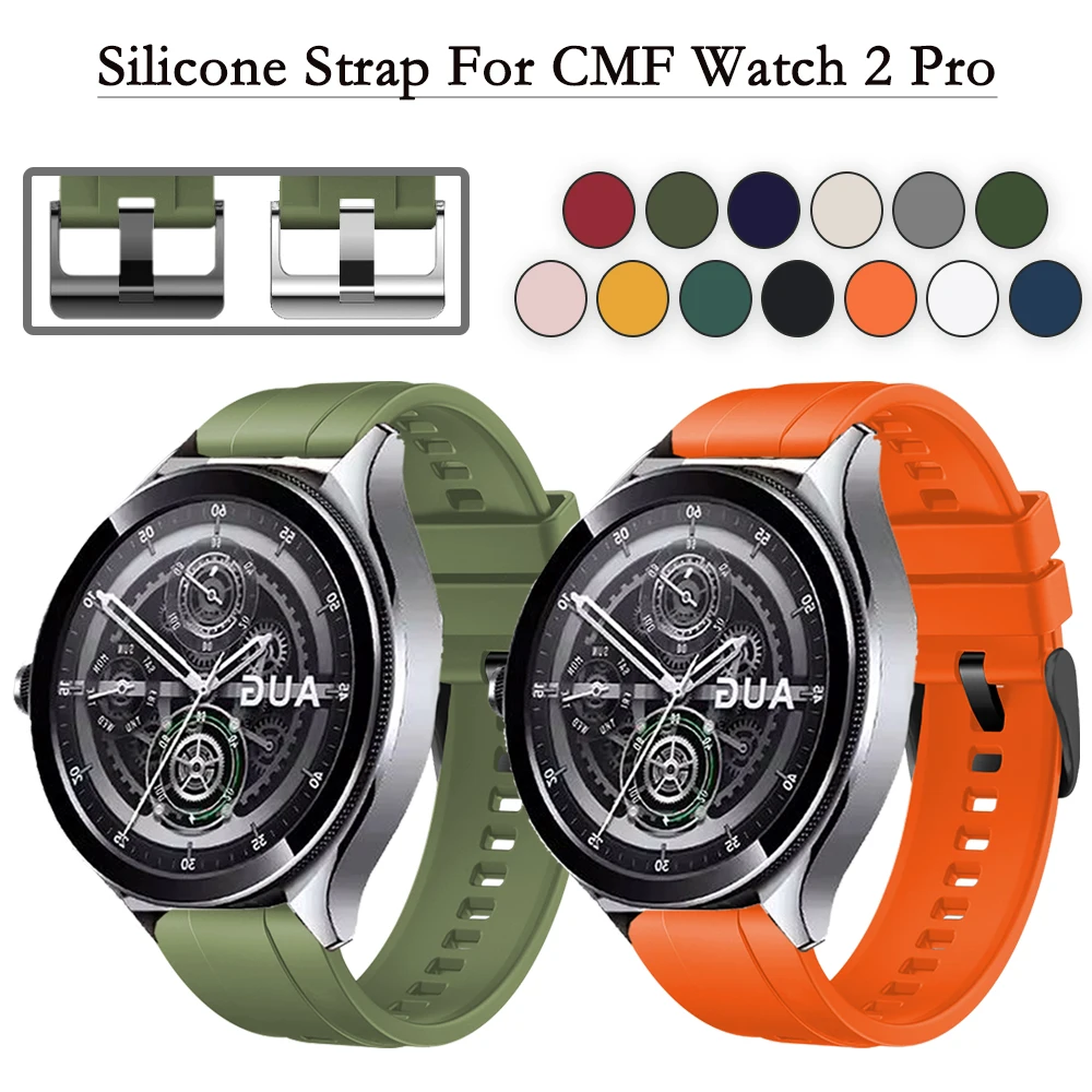 Compatible con Xiaomi Watch 2 Pro/S3 S4 22 mm Pulsera deportiva de silicona ajustable para XIaomi Watch 2 Pro 22 mm Correa universal