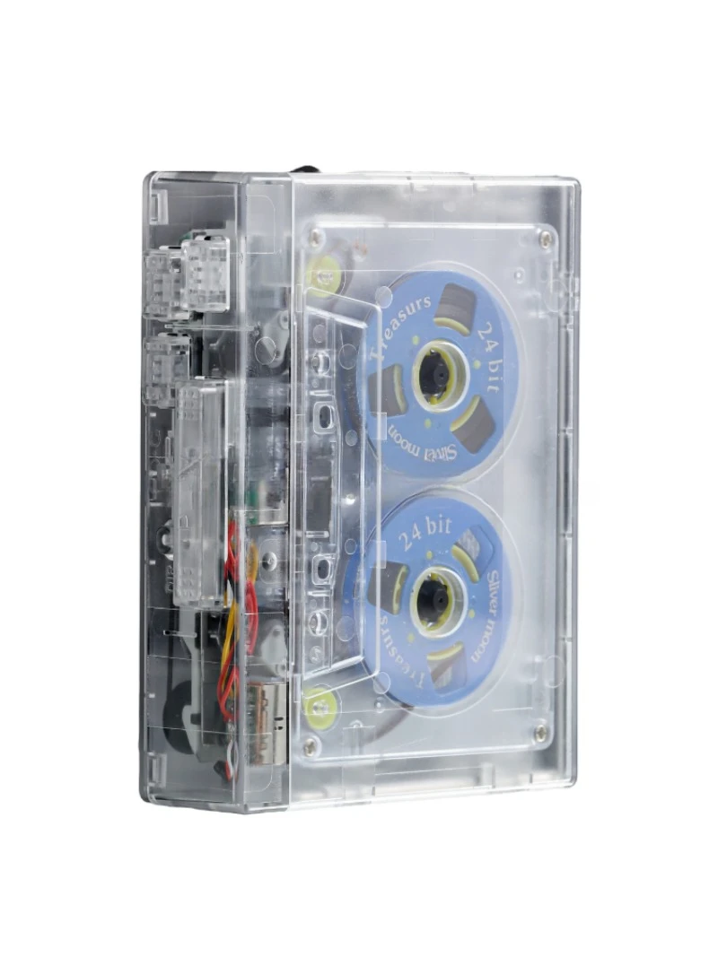 

Transparent tape player tape player USB transcription MP3 tape walkman nostalgic vintage cassette player