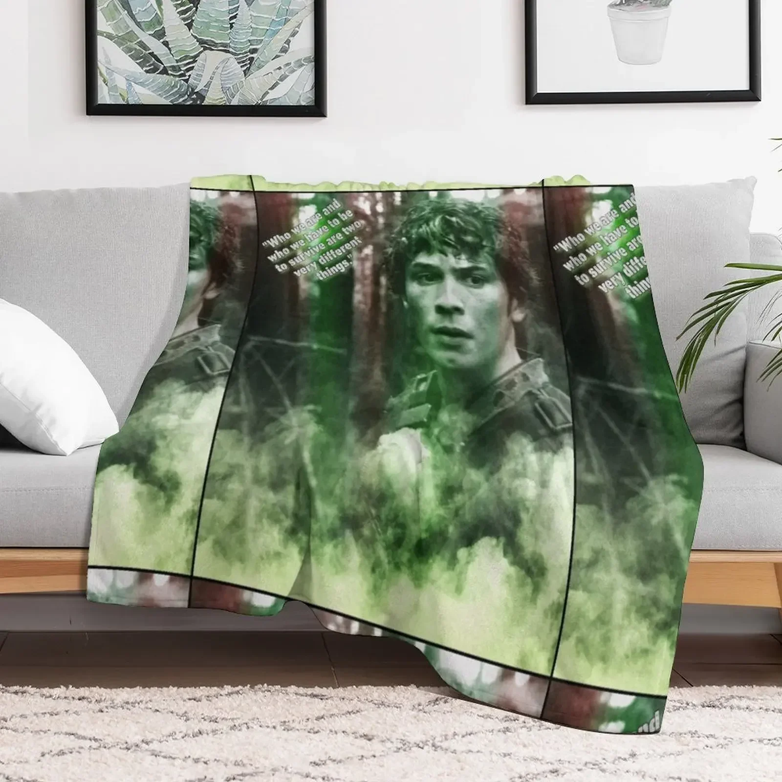 

Bob Morley Survival Art Throw Blanket Soft Big Warm Baby cosplay anime Blankets