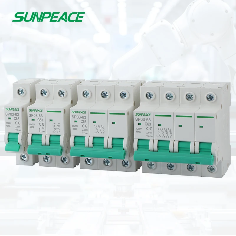 2P 6KA Dc Mcb 10A 1…